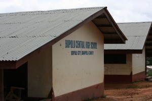 Teachers at Bopolu Central High School in Gbarpolu County say their input is often ignored by Liberia’s education bureaucracy. Photo by Timothy Spence