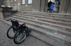 Wheelchair users have no access to this school in Kaunas. Photo courtesy of www.lzinios.lt/Rita Stankeviciute.